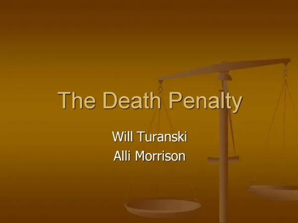 The Death Penalty