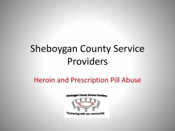 Sheboygan County Service Providers