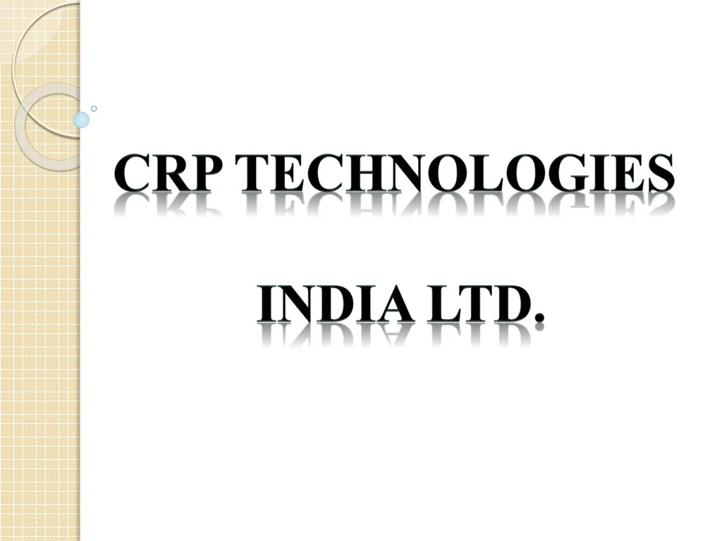 crp technologies india ltd