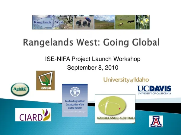 Rangelands West: Going Global