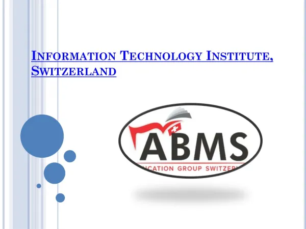 Information technology institute, switzerland