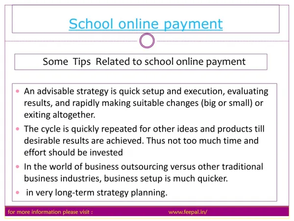 Basic instruction of school online payment