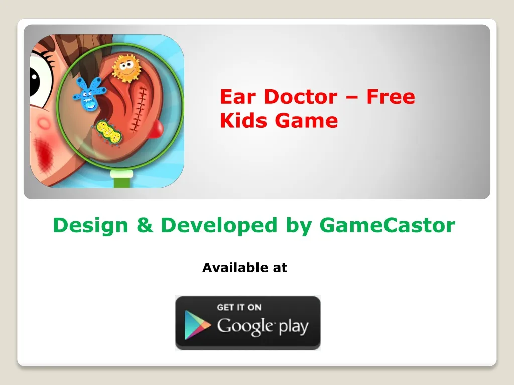 ear doctor free kids game