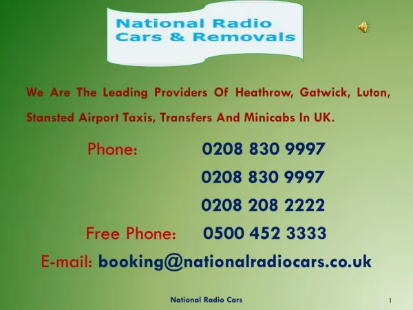 Heathrow Airport Minicab Service