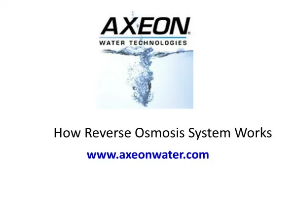 Reverse Osmosis, RO Water Treatment, Filtration, Purificatio