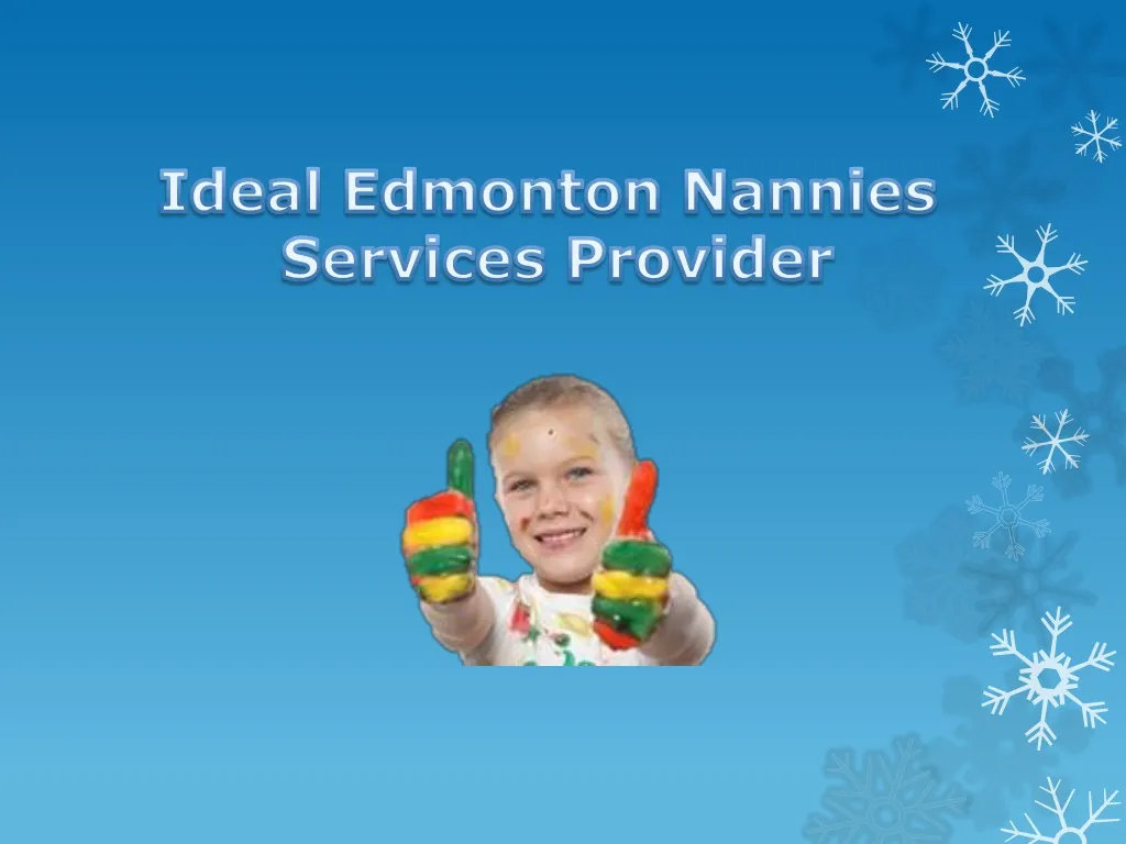 ideal edmonton nannies services provider