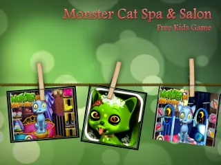 Monster Cat Spa & Salon - Free Kids Game