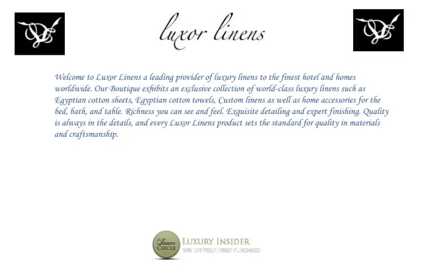 Luxor Linens Products Reviews