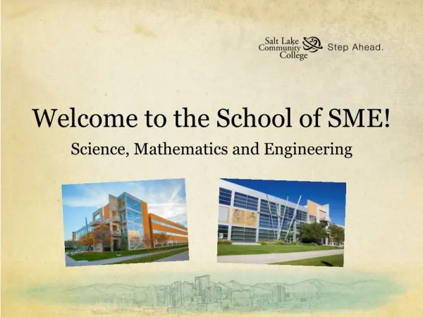 Welcome to the School of SME!