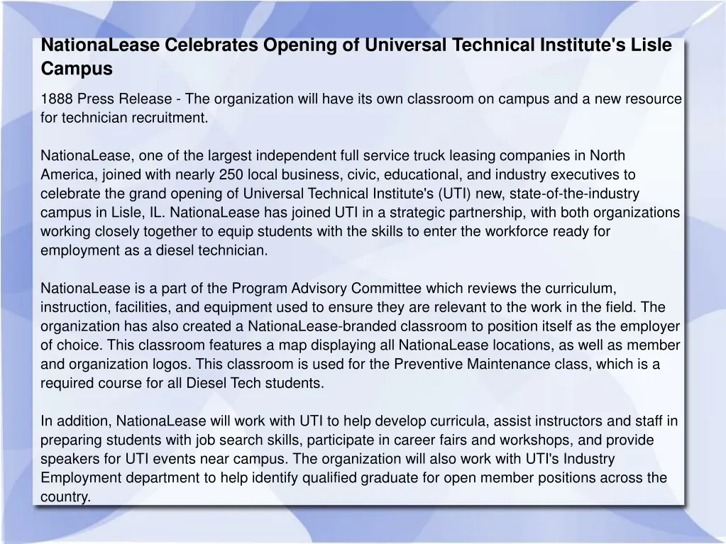 nationalease celebrates opening of universal