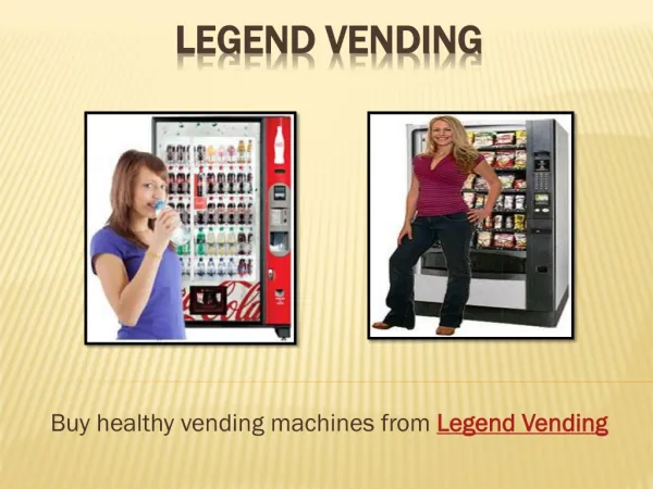 Leading Vending Machine Companies in USA
