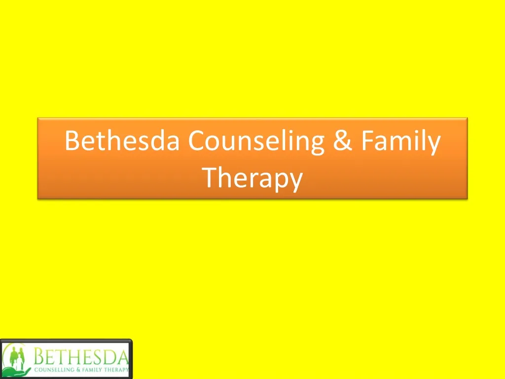 bethesda counseling family therapy