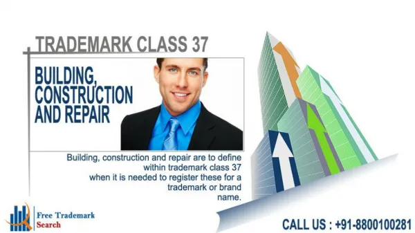 Trademark Class 37 | Building, Construction and Repair