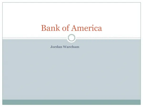 Bank of America