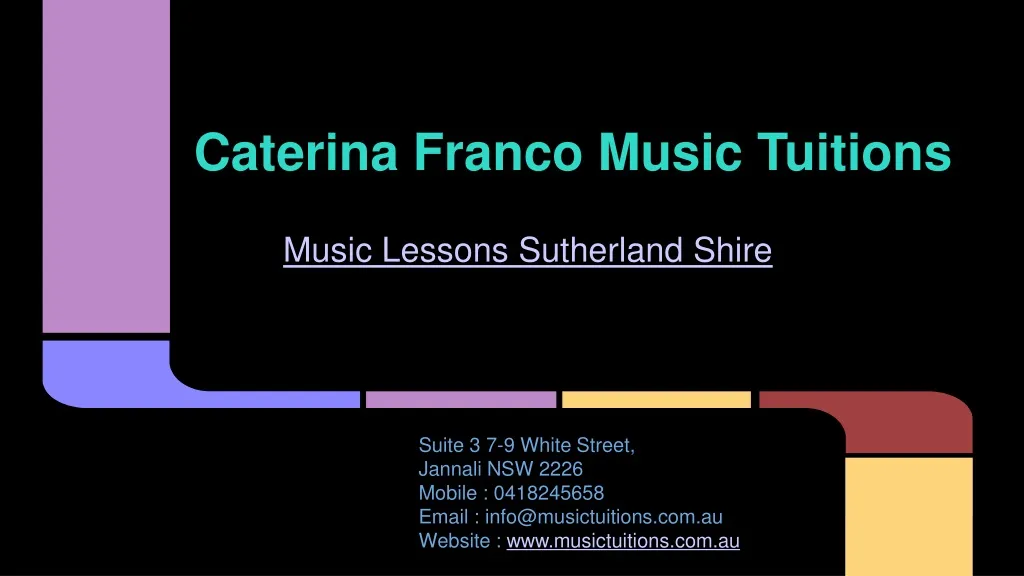 music lessons sutherland shire