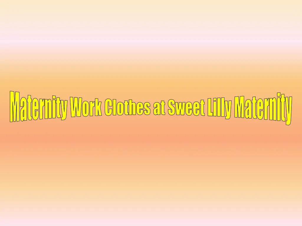 maternity work clothes at sweet lilly maternity