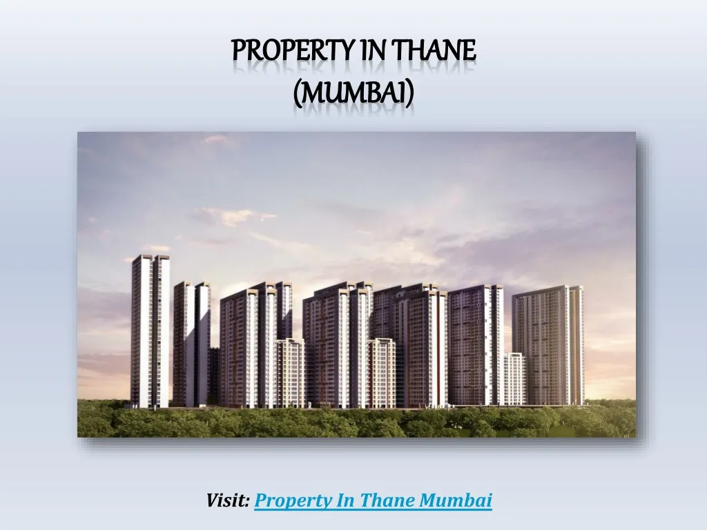 property in thane mumbai