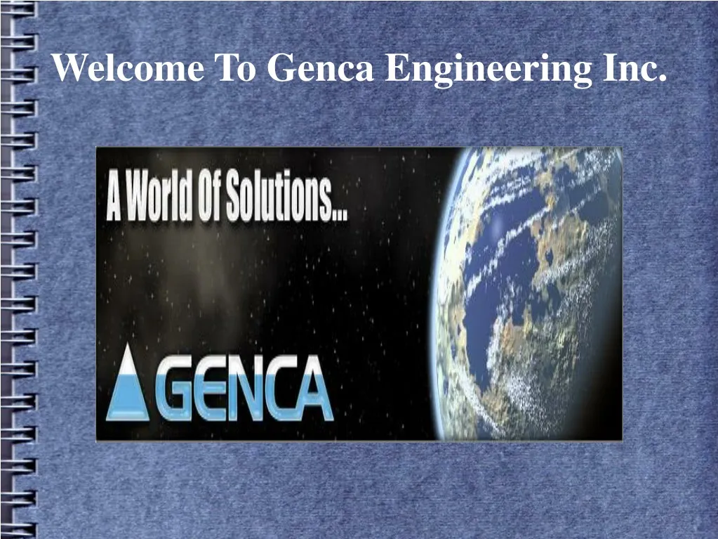 welcome to genca engineering inc