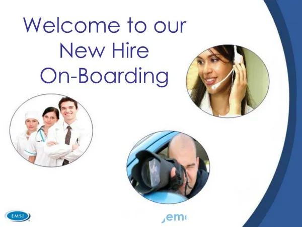 Welcome to our New Hire On-Boarding