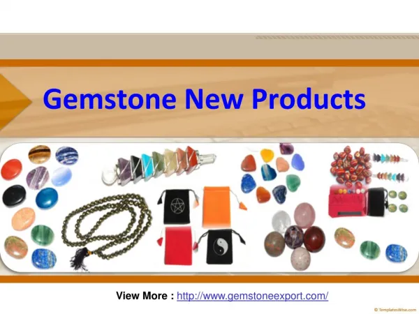 Wholesale Gemstone Supplier