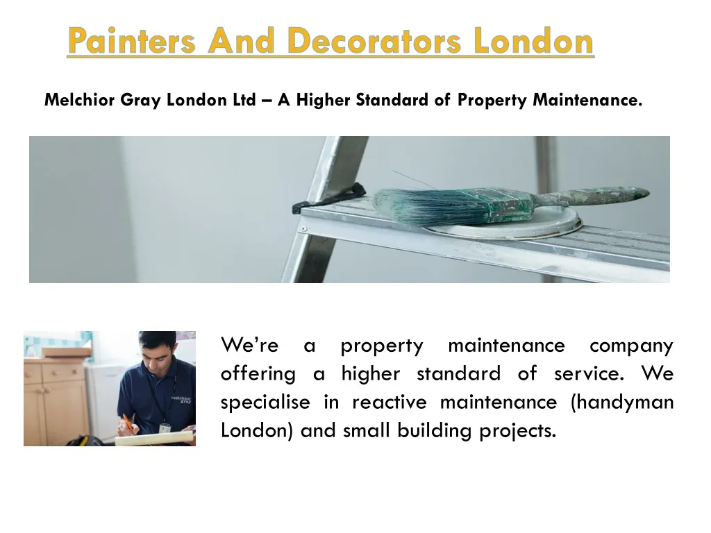 painters and decorators london