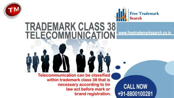 Trademark Class 38 | Telecommunication