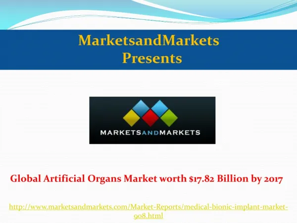 Global Artificial Organs Market by 2017