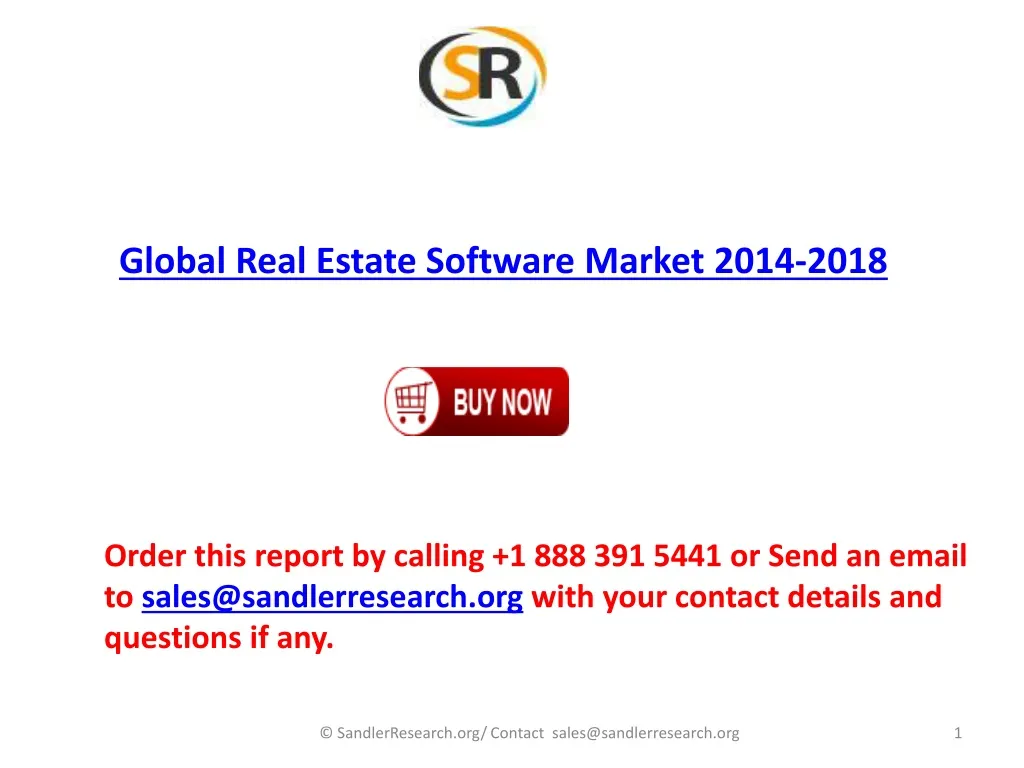 global real estate software market 2014 2018
