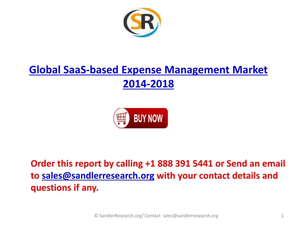 global saas based expense management market 2014 2018