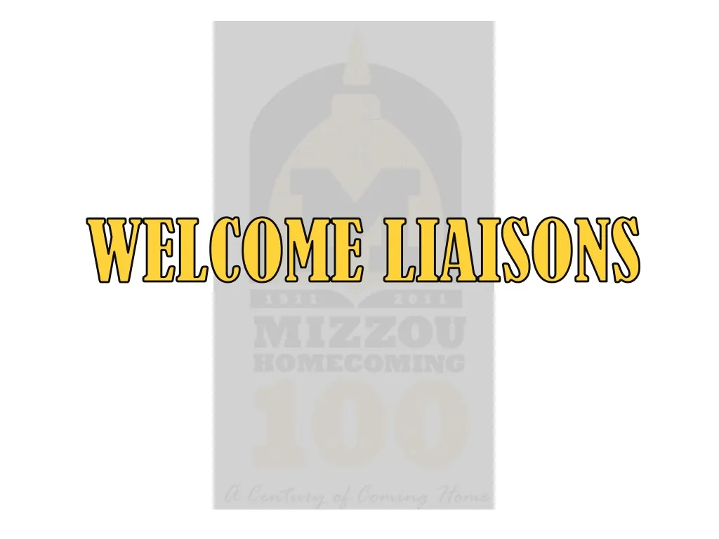 welcome liaisons