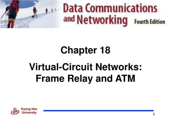 Chapter 18 Virtual-Circuit Networks: Frame Relay and ATM