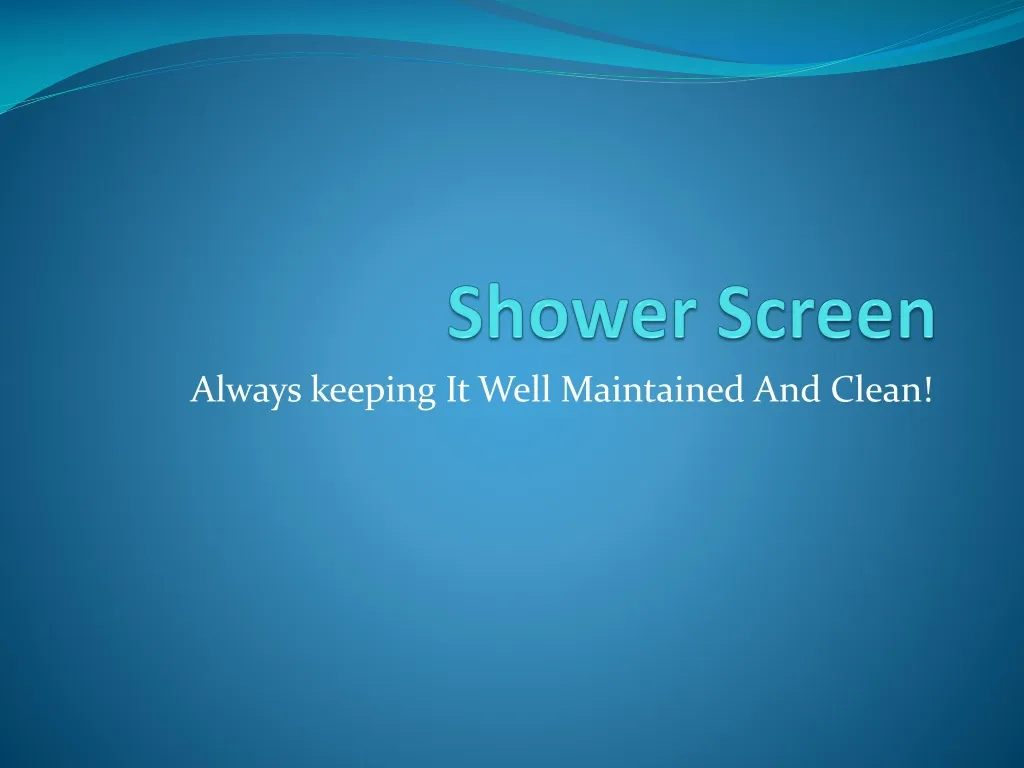 shower screen
