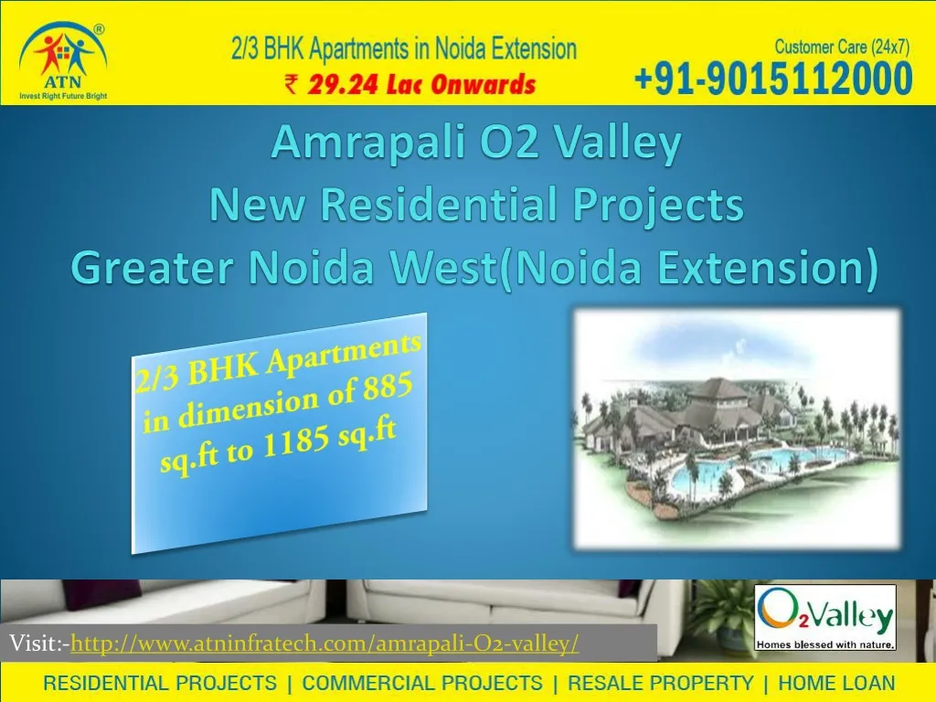 amrapali o2 valley new residential projects greater noida west noida extension