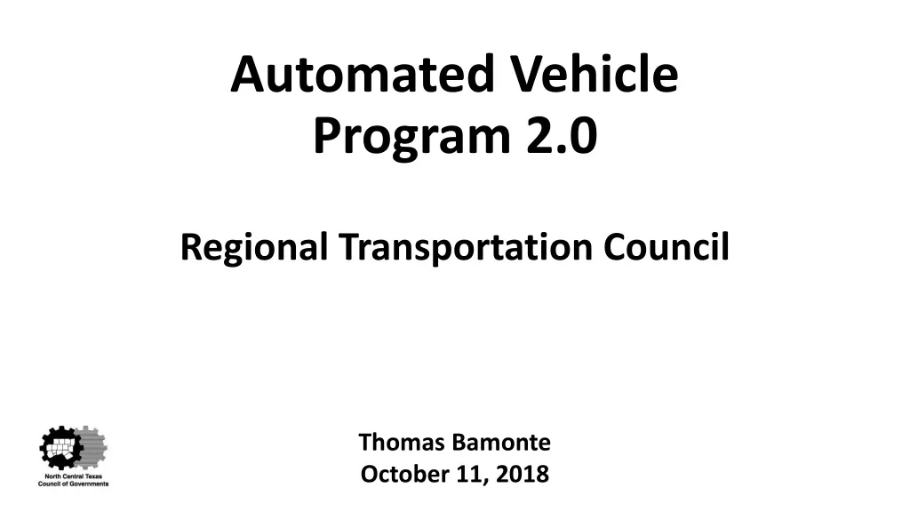 automated vehicle program 2 0