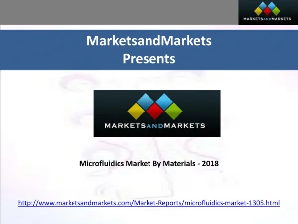 Microfluidics Market By Materials-2018