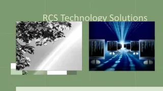 Affordable web Services-RCS Technology Solutions - slide 1