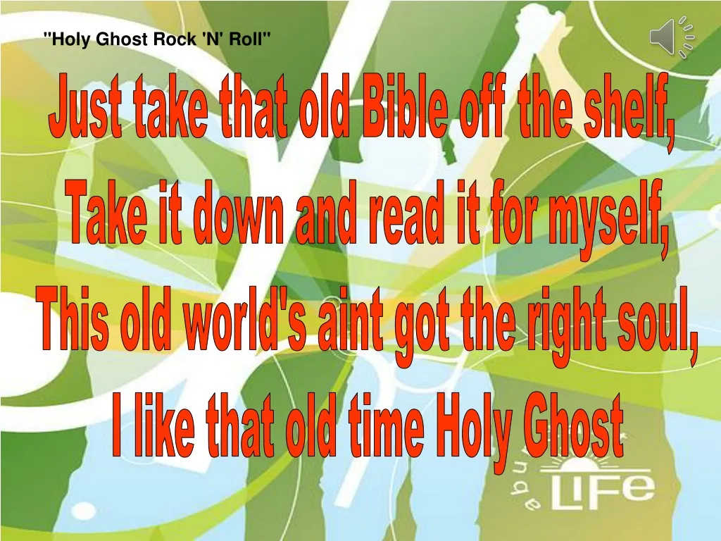 holy ghost rock n roll