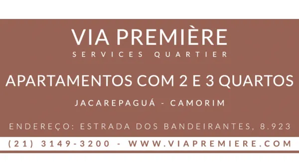 Via Premiere | Barra da Tijuca - (21) 3149-3200