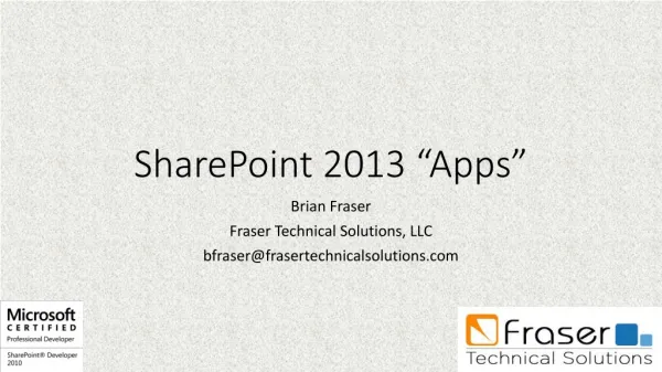 SharePoint 2013 “Apps”