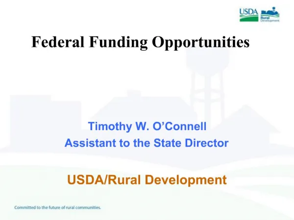 Federal Funding Opportunities