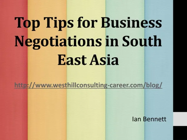 Top Tips for Business Negotiations in South East Asia