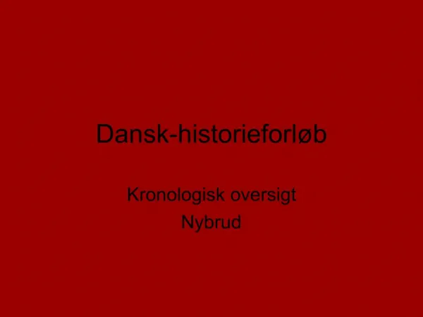 Dansk-historieforl b