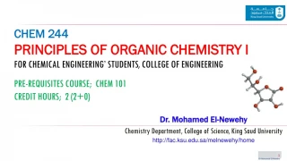 CHAPTER 5 ORGANIC HALOGEN COMPOUNDS - slide 1