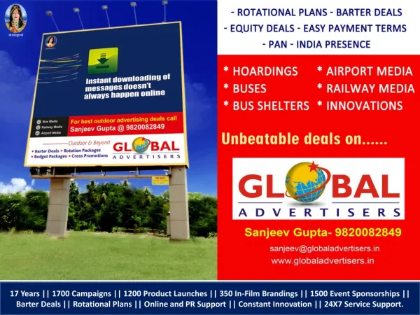 Best Outdoor Advertising Media Services - Global Advertisers