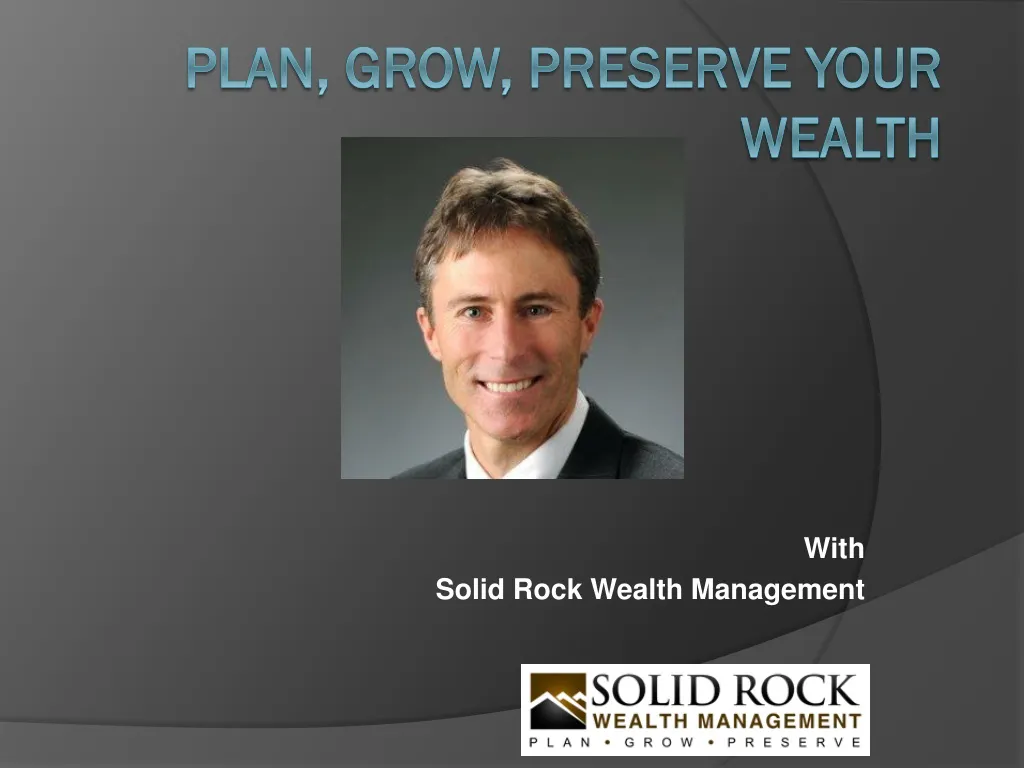 with solid rock wealth management
