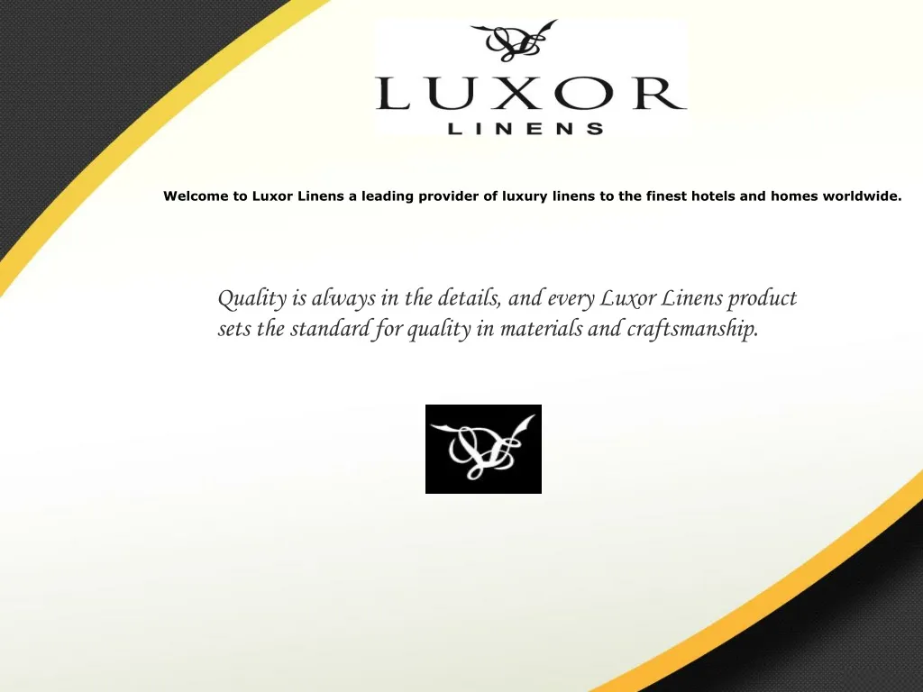 welcome to luxor linens a leading provider