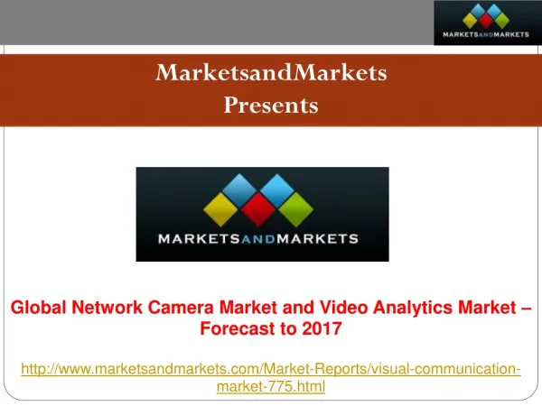 Global Network Camera Market and Video Analytics Market
