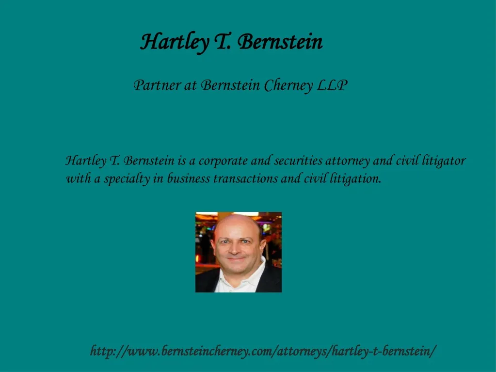 hartley t bernstein