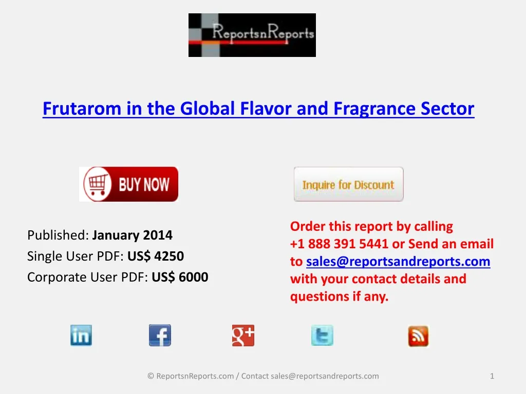frutarom in the global flavor and fragrance sector