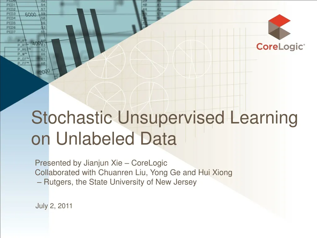 stochastic unsupervised learning on unlabeled data